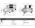 Starter DENSO DSN3039 Car type buses cargo vans passenger cars