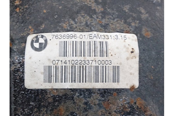 Complete differential BMW X5 F15 3310 7636996 gear ratio 3 15 Quality of parts according to GVO O original with manufacturer s l