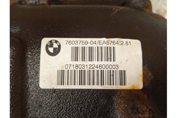 BMW OE 7603759 Diferencial Puente 2.81 para BMW Serie 1 F20 F21 y Seri