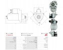 NEW STARTER JOHN DEERE 344J 350D 3520 4930 7180 7250 8130 8230 8330 Customs tariff code 85114000