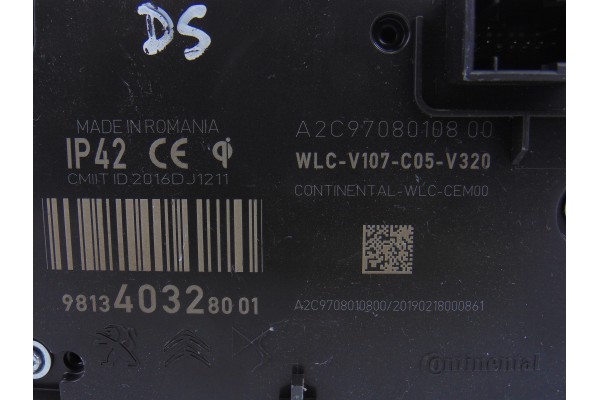 9813403280 MODULO ELECTRONICO DS 3 CROSSBACK