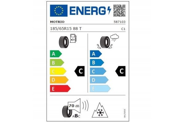 15 Ruedas de Invierno de Acero MOTRIO 185/65 88T para DACIA SANDERO II