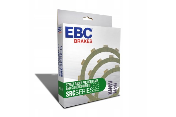 Friction discs EBC SRC097 made of aramid fibres springs kpl
