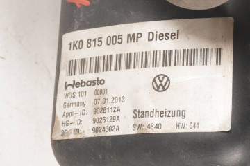 PARKING HEATER WEBASTO VW CADDY TOURAN 1K0815005MP 9026129A Version European