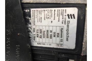 Calefacción estacionaria Webasto Mercedes A2535001500