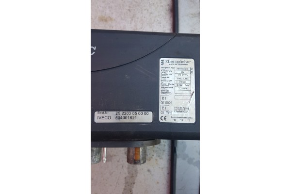 Webasto Airtronic D2 2 2 KW Iveco Stralis Hi Way Catalog number of the part Ogrzewanie Postojowe Webasto Airtronic D2 2 2 KW Ive