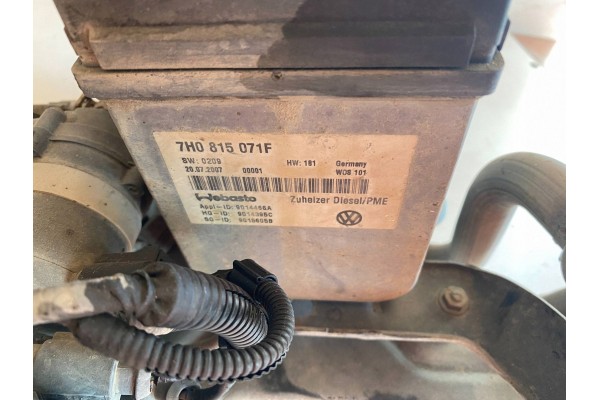 Volkswagen Transporter T5 Parking heater Webasto 7h0815071F Product weight with unit packaging 10 kg