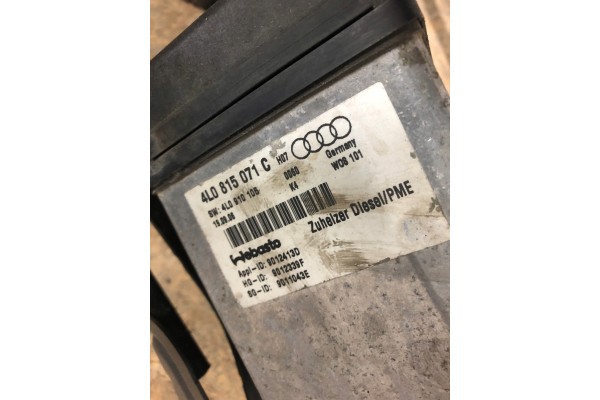 Q7 3 0TDI WEBASTO HEATER SET 4L0815071C Car type passenger cars