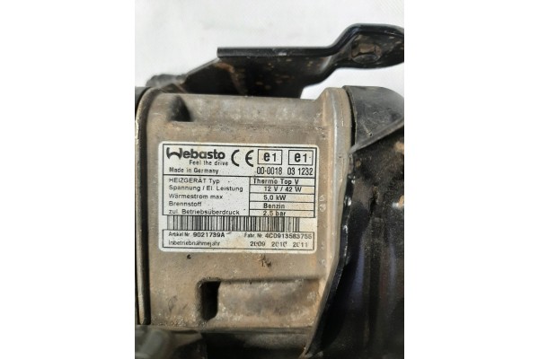 VW Sharan Alhambra Webasto Heating 7N0815065 Part manufacturer Volkswagen OE