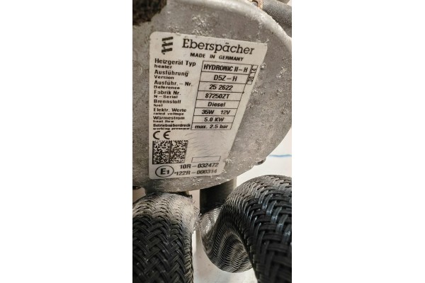 HEATING EBERSPACHER WEBASTO HYDRONIC II TOYOTA VERSO LIFT D5Z H Catalog number of the part BBAUTOBB D5Z H EBERSPACHER