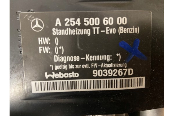 Calefactor autónomo Mercedes-Benz GLC X254