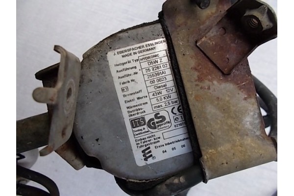WEBASTO PARKING HEATER YARIS 1 4 D4D VERSO Part manufacturer Eberspaecher