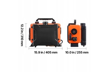 Calefactor Estacionario VEVOR 8KW Bajo Nivel de Ruido con Alarma de CO