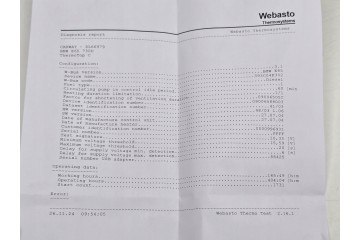 Instalación completa Webasto para BMW Serie 7 E65 E66 diésel
