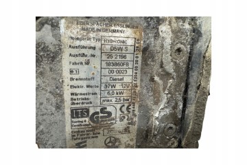 Parking heater Webasto Mercedes Benz Vito Viano W639 252196 Catalog number of substitutes 120742FB