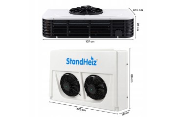 REFRIGERATION UNIT 12V INDUSTRIAL COMPRESSOR CARRIER 20 15 STANDHEIZ Quality of parts according to GVO Q original with factory l