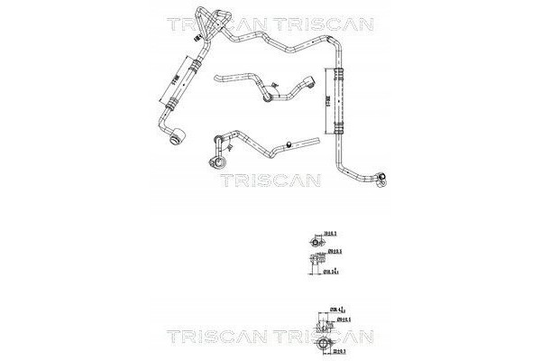 9010 29060 AIR CONDITIONING CABLE VW AUDI SEAT SKODA