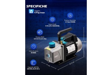 Orion Motor Tech Vacuum Pump for Air Conditioning 18 9 l Packaging status original