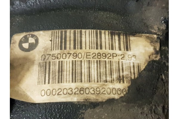 Complete differential BMW 3 E46 3150 7523655 2 93 Part manufacturer BMW OE