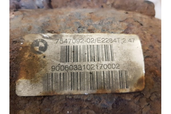 Complete differential BMW 5 E60 E61 3312 7547093 2 47 Quality of parts according to GVO O original with manufacturer s logo OE