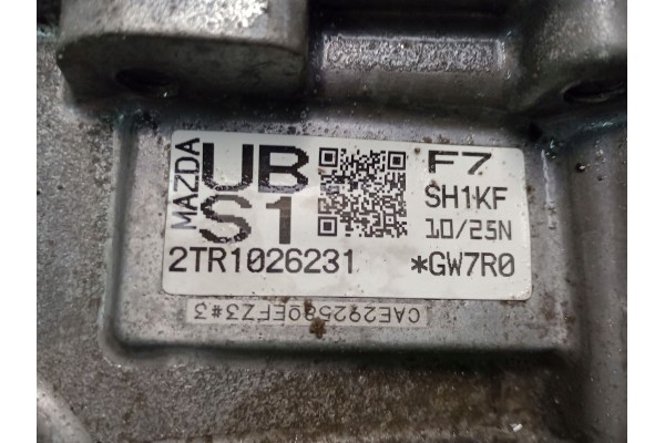 AUTOMATYCZNA SKRZYNIA BIEGOW MAZDA CX5 2 2D DIESEL UBS1 SH1KF Car type passenger cars