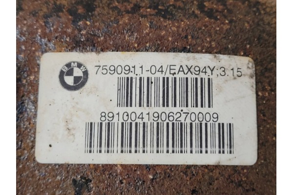 Complete differential BMW X5M E70 3310 7590912 3 15 Quality of parts according to GVO O original with manufacturer s logo OE