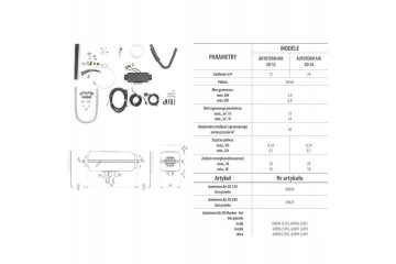 Parking heater Autoterm Air 2D 12V 2kW Planar diesel set height Product weight with unit packaging 7 kg