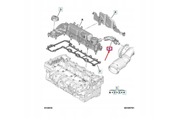 SU001 A3612 OIL SEPARATOR TOYOTA PROACE 1 5D 16