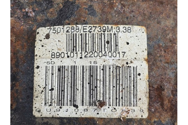 Complete differential BMW 5 E39 3310 7501289 3 38 Quality of parts according to GVO O original with manufacturer s logo OE