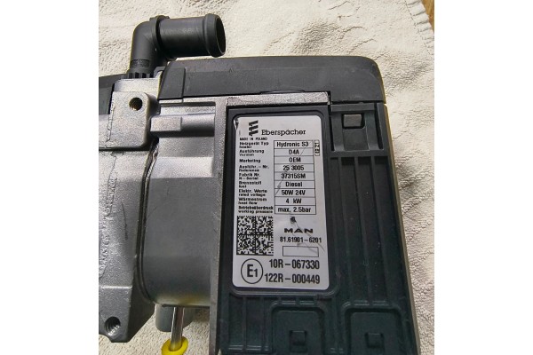 Hydronic S3 D4A 24V MAN eberspacher Catalog number of the original 8161901 6201