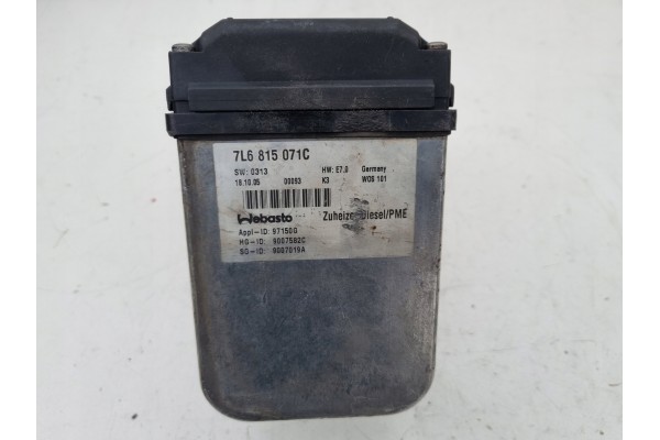 Webasto TT C VW Touareg 7L6815071C Car type passenger cars