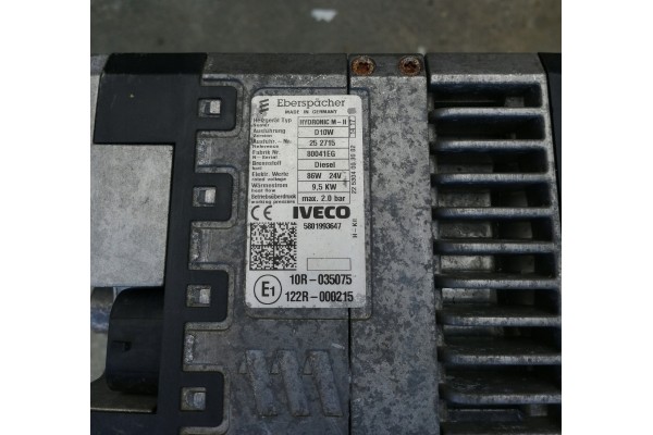 eberspacher hydronic M10 II iveco Car type undefined trucks cargo vans