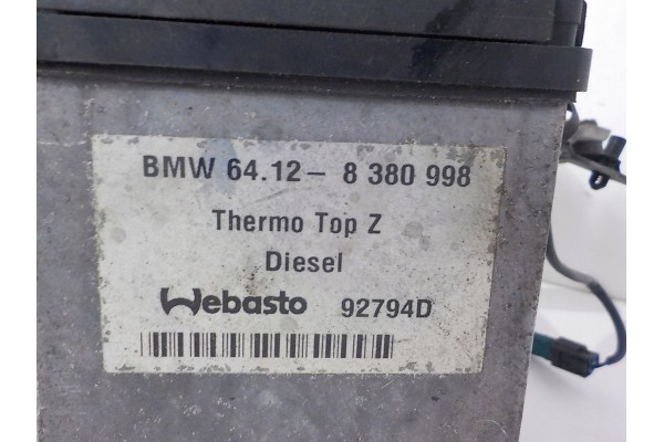 BMW X5 E53 PARKING HEATER WEBASTO 8380998 92794D Product weight with unit packaging 4 kg
