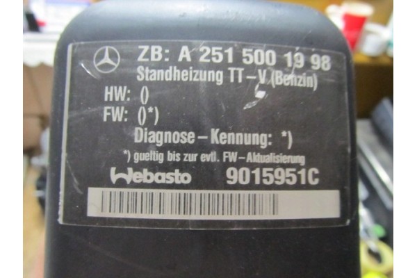 Calefacción Webasto Thermo Top V Gasolina A2515001998 con Garantía