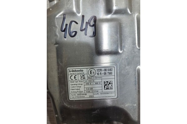 Calentador de Batería Webasto para Range Rover Sport L494, Evoque y Ja
