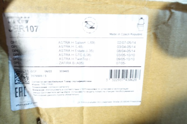 TRW JER107 Hydraulicke cerpadlo rizeni Catalog number of the original GENERAL MOTORS 1676946080 GENERAL MOTORS 59 48 067 GENERAL