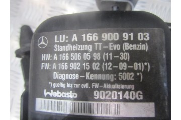 WEBASTO MERCEDES ML 166 EXHAUST A1669009103 PETROL Part manufacturer Mercedes Benz OE