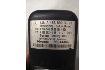 WEBASTO THERMO TOP EVO MERCEDES W463 A4635003098 Catalog number of the part A4635003098 9024438C