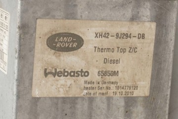 Calefactor estacionario Webasto para Land Rover Range Rover L322 XH42-