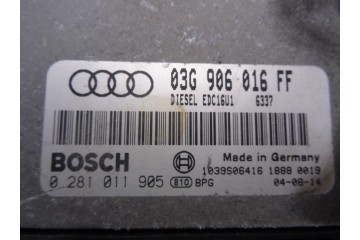 03G906016FF CENTRALITA MOTOR UCE AUDI A3 SPORTBACK (8PA) 2.0 TDI Ambiente 2004 03G906016FF 209069 AUDI - 2