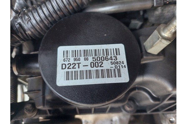 COMPLETE ENGINE D22DTF D22T 002 SSANGYONG KORANDO III LIFT 2 2 D XDI Car type passenger cars