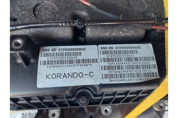 COMPLETE ENGINE D22DTF D22T 002 SSANGYONG KORANDO III LIFT 2 2 D XDI Engine type diesel