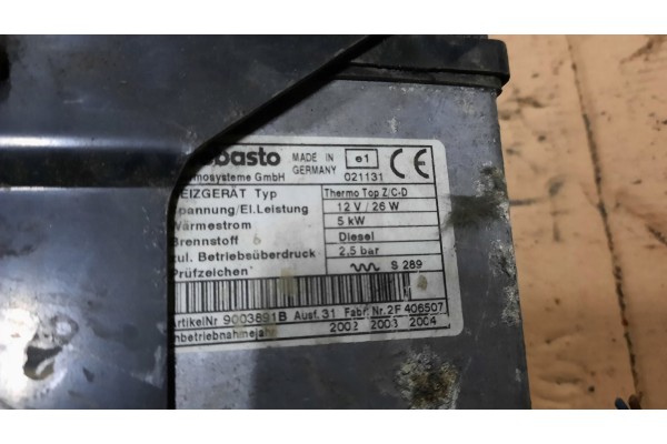 WEBASTO MAZDA MPV 2.0D 9003891B