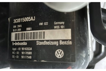 PARKING HEATER WEBASTO VW PASSAT B6 3C0815005AJ 9017858B Catalog number of substitutes 3C0819150
