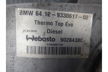 BMW 5 F10 F11 WEBASTO TT EVO DIESEL 9330617 ORIGINAL Car type passenger cars