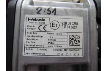 Calefactor Webasto Thermo Top EVO BMW 64.12-2296567-02 Gasolina