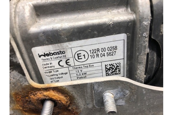 WEBASTO THERMO TOP EVO 5 0 KW OPEL INSIGNIA B Liftback 1 6 Quality of parts according to GVO O original with manufacturer s logo