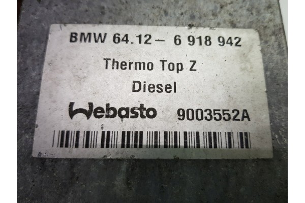 Complete installation BMW X5 E53 6412 8381207 auxiliary heater Product weight with unit packaging 3 1 kg