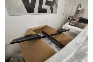 Spoiler deportivo para puertas dobles traseras Ford Transit Custom neg