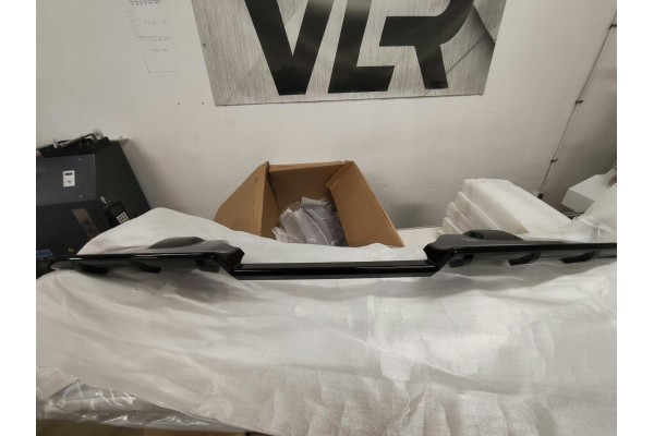 Spoiler deportivo para puertas dobles traseras Ford Transit Custom neg